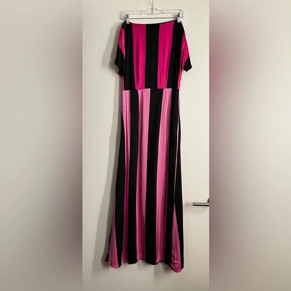 Christopher John Rogers x Target Maxi Dress blackpink striped - Picture 3 of 9